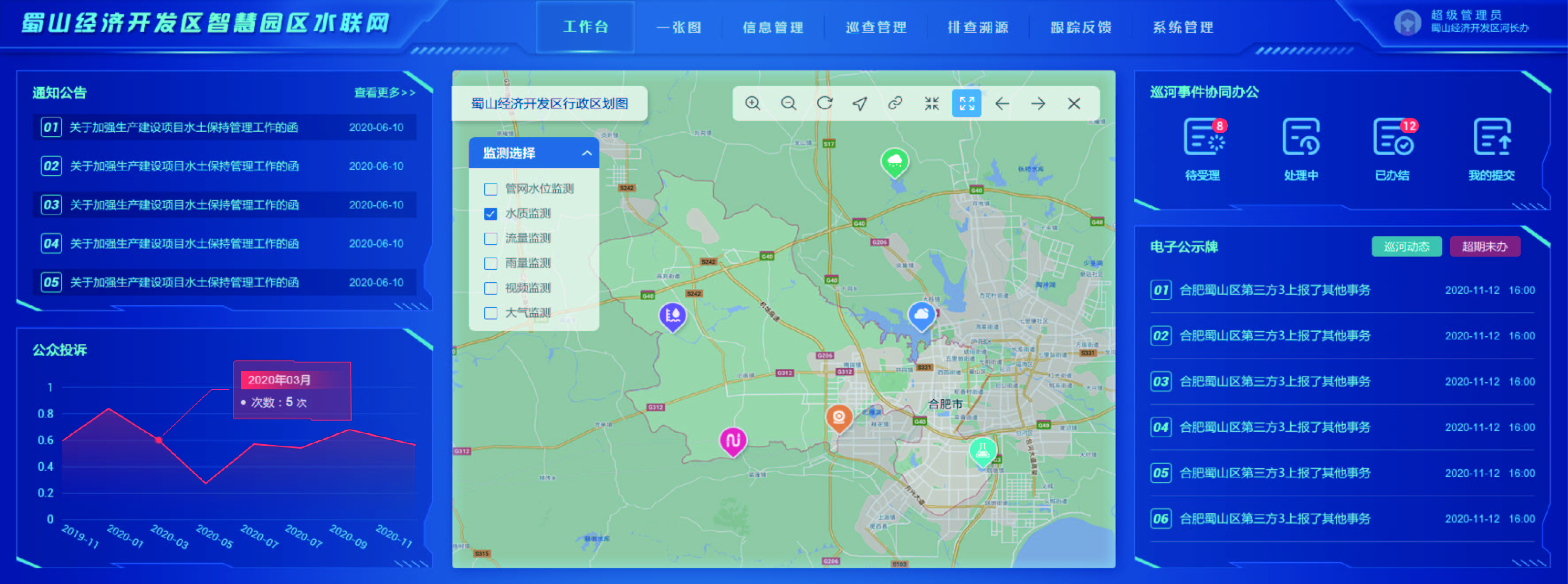 智慧園區(qū)專家驗收組調(diào)研蜀山經(jīng)濟(jì)開發(fā)區(qū)走訪中水三立