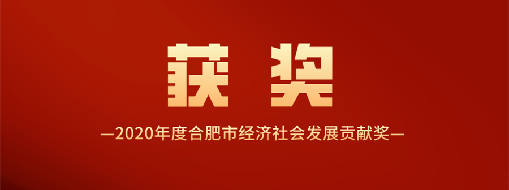 又得一獎！中水三立喜獲2020年度合肥市經(jīng)濟(jì)社會發(fā)展貢獻(xiàn)獎
