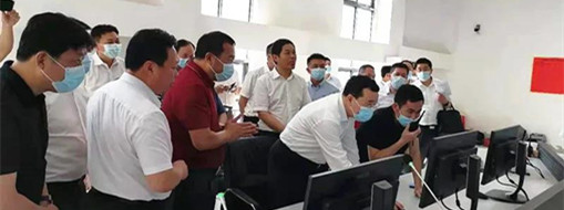 湖北省委常委、省委統(tǒng)戰(zhàn)部部長爾肯江·吐拉洪一行到大垸子泵站項(xiàng)目檢查指導(dǎo)工作