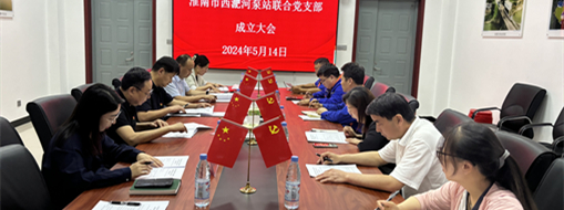 ?抓黨建，促發(fā)展！淮南市水利局與中水三立成立聯(lián)合黨支部